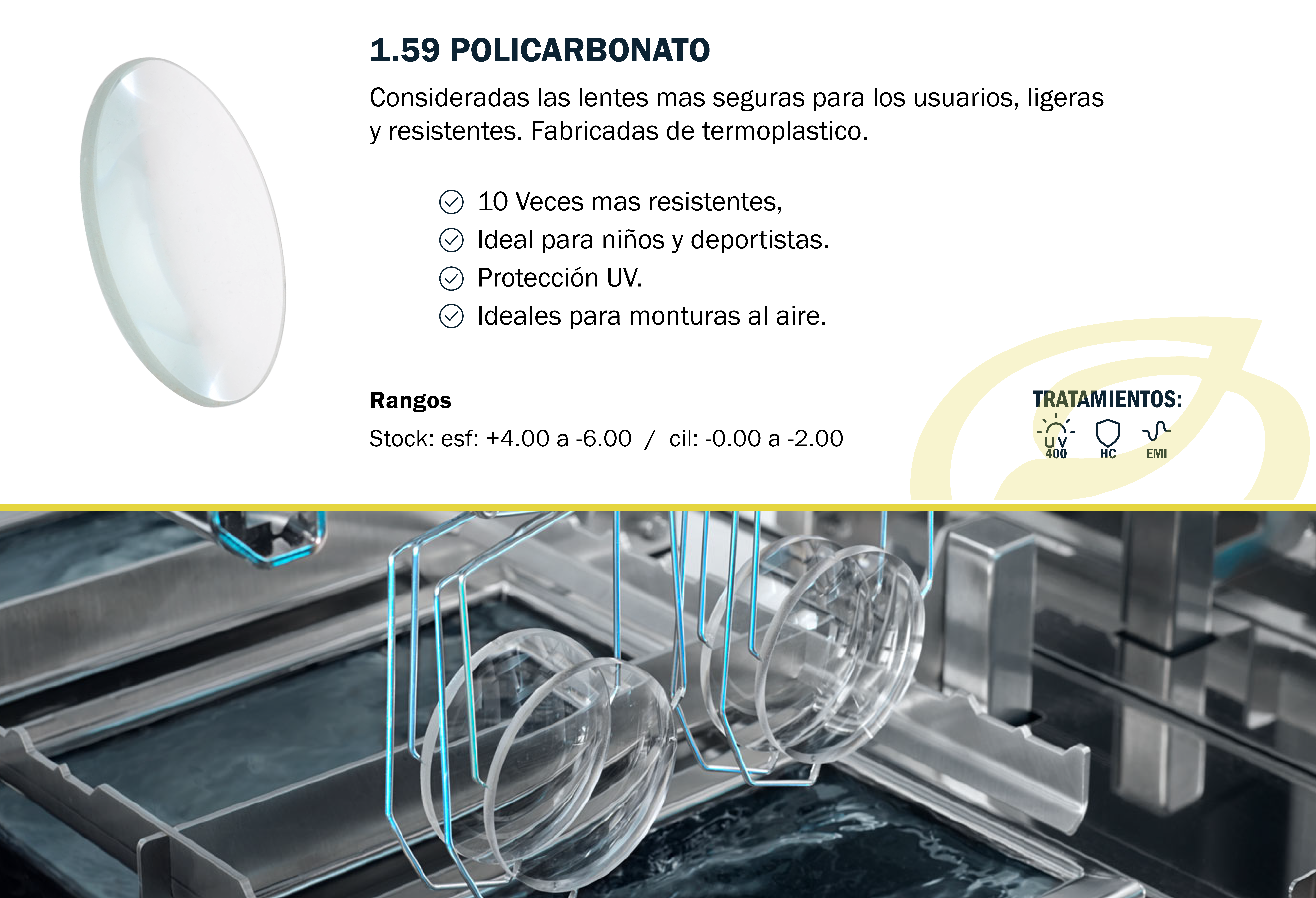 policarbonato blanco optra monofocal